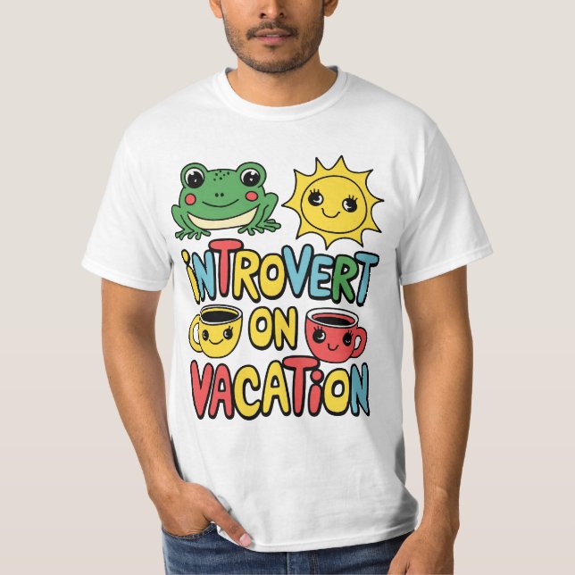 Einführung des Urlaubsmodus für Männer T-Shirt (Vorderseite)