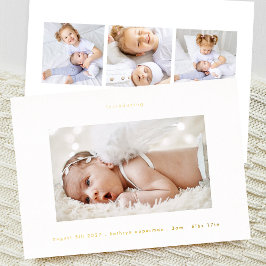 Einführung einer Mindestangabe von 4 Foto Gold Folieneinladung