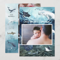 Einführung | Ocean Baby Birth Ankündigung