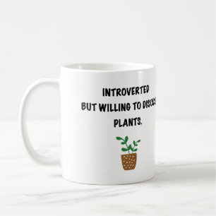 Einführung und Pflanze Kaffeetasse