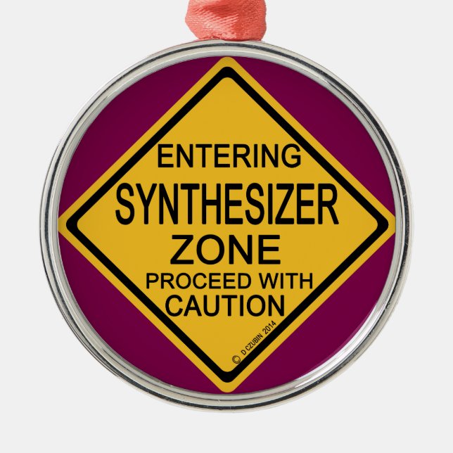 Eingabe der Synthesizer-Zone Ornament Aus Metall (Vorne)