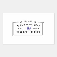 Eingang Cape Cod Massachusetts-Zeichen