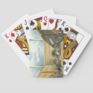 Eingang der Eisenbahn bei Edge Hill, Liverpool, p Spielkarten