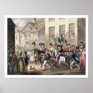 Eingang der Verbündeten in Paris, am 31. März 18 Poster