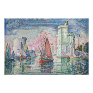 Eingang des Hafens von La Rochelle, Paul Signac Fotodruck
