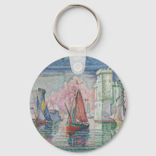 Eingang des Hafens von La Rochelle, Paul Signac Schlüsselanhänger