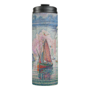 Eingang des Hafens von La Rochelle, Paul Signac Thermosbecher