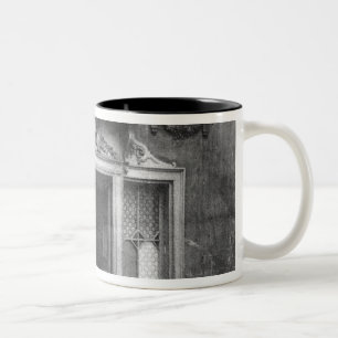 Eingang eines Bordells in Paris Zweifarbige Tasse