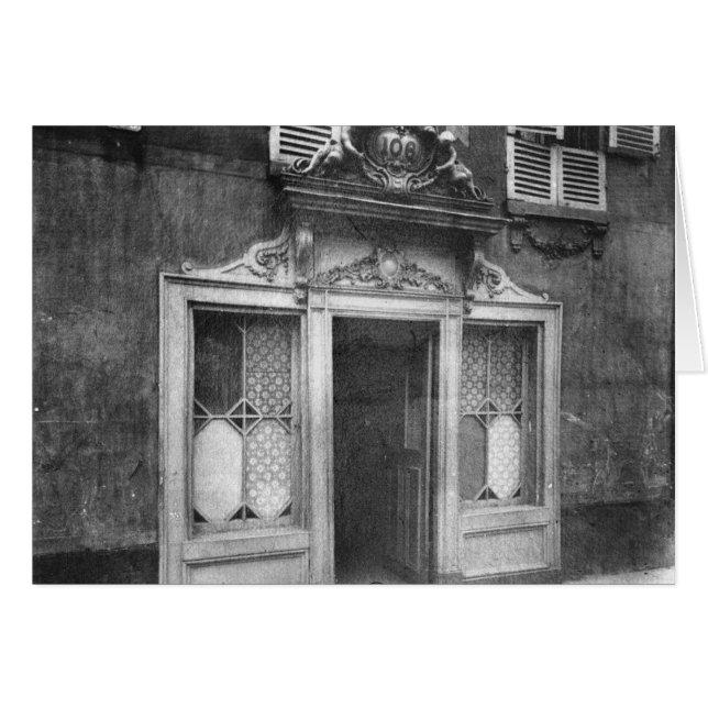 Eingang eines Bordels in Paris (Vorderseite (Horizontal))