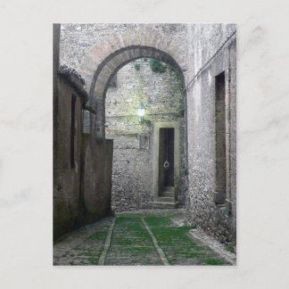 Eingang in Erice Sizilien Postkarte