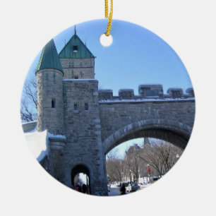 Eingang in Old Quebec City, Quebec, Kanada Keramik Ornament