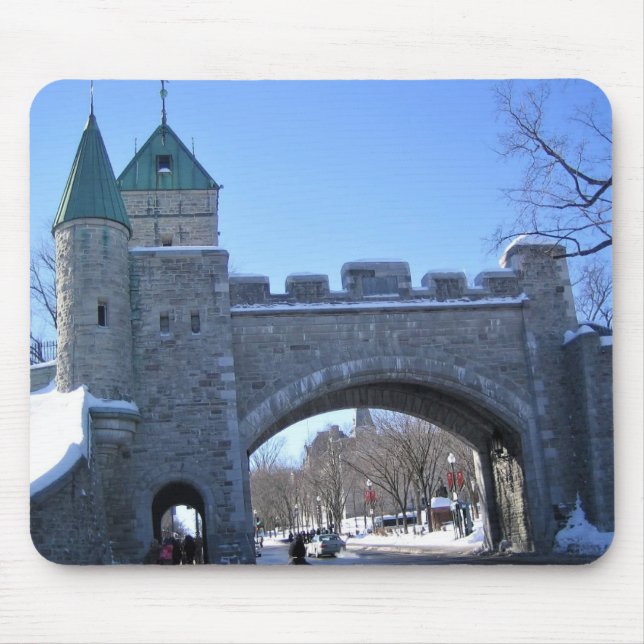 Eingang in Old Quebec City, Quebec, Kanada Mousepad (Vorne)