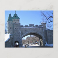 Eingang in Old Quebec City, Quebec, Kanada