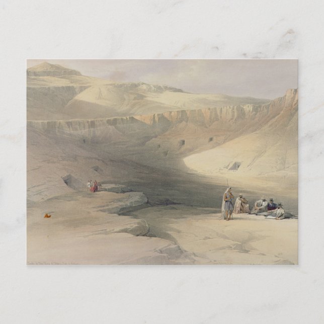Eingang ins Tal der Könige Postkarte (Vorderseite)