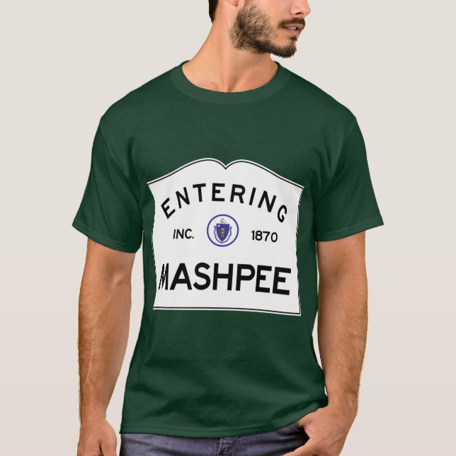 Eingang Mashpee Massachusetts Commonwealth of Mas T-Shirt (Vorderseite)