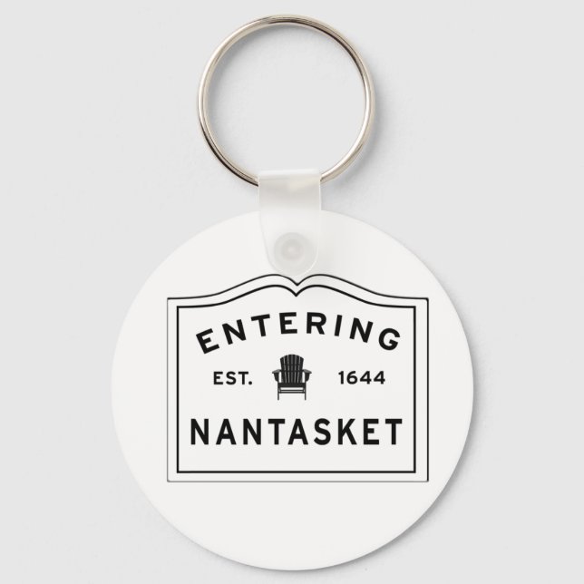 Eingang Nantasket Hull Ma Schlüsselanhänger (Vorderseite)