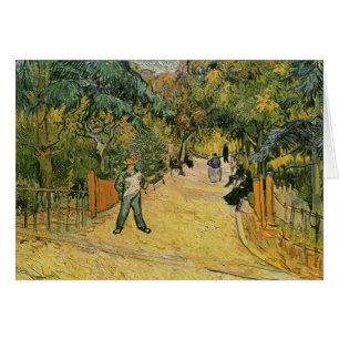 Eingang, öffentlicher Park in Arles Van Gogh Fine