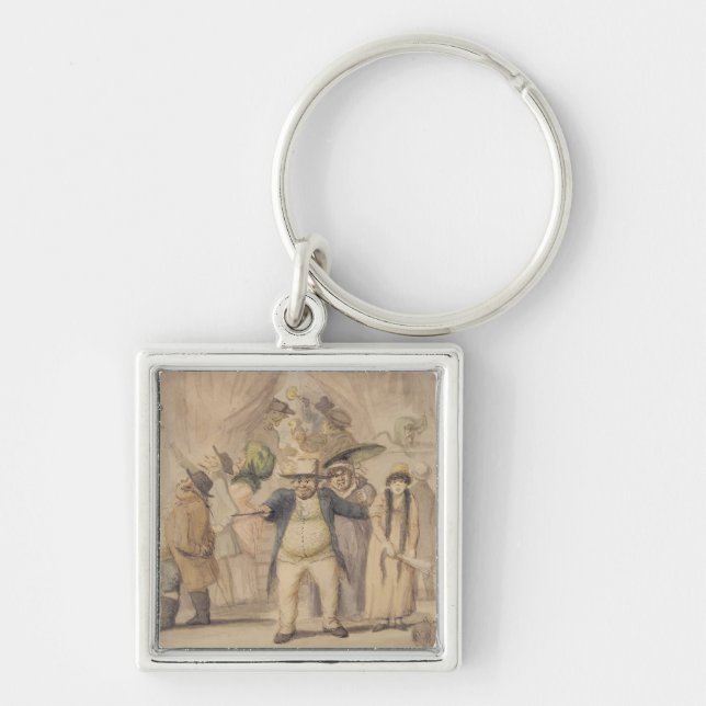 Eingang Pidcocks zum Ausstellungs-Zelt an einer Schlüsselanhänger (Vorne)