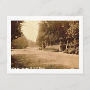 Eingang Prospect Park, Brooklyn, New York Vintage Postkarte