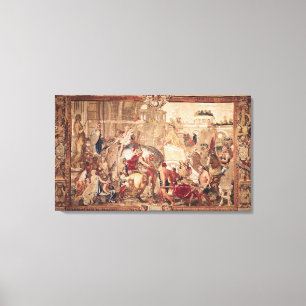 Eingang von Alexander III das große in Leinwanddruck