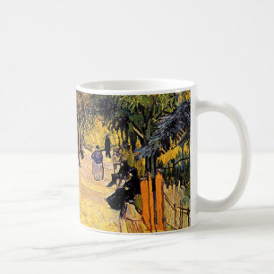 Eingang zu einem öffentlichen Park in Arles. Kaffeetasse