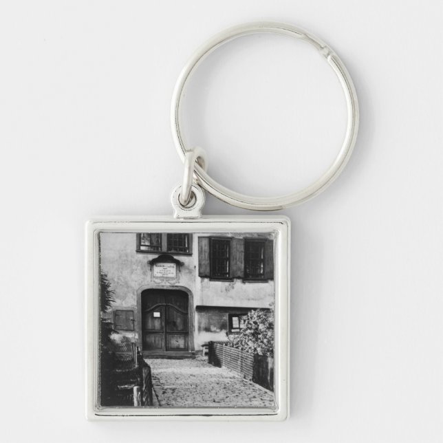 Eingang zu Johann Sebastian Bachs Haus Schlüsselanhänger (Vorne)