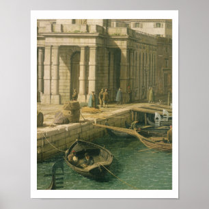 Eingang zum Canale Grande: Blick nach Westen, c.17 Poster