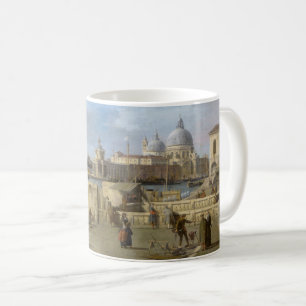 Eingang zum Canale Grande vom Molo, Venedig Kaffeetasse