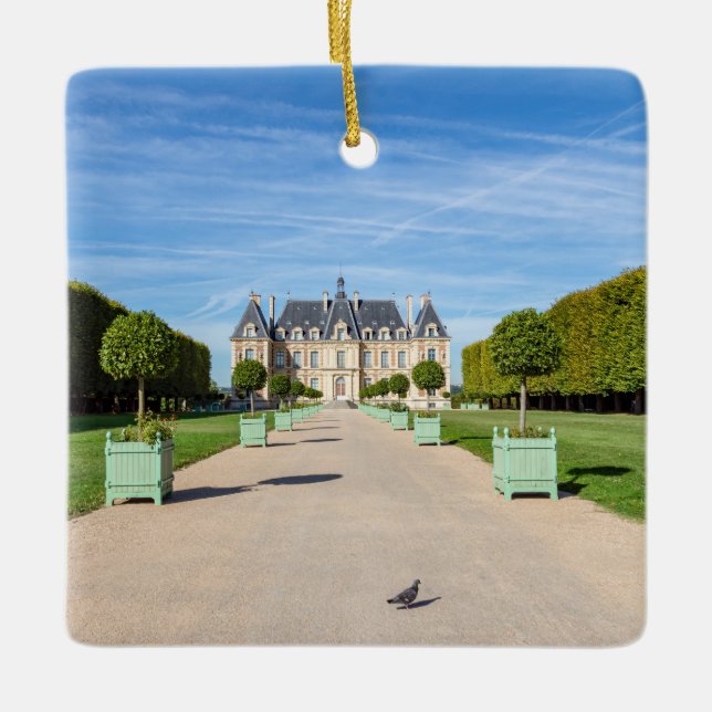 Eingang zum Chateau de Sceaux - Frankreich Keramikornament (Vorderseite)