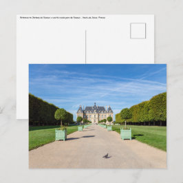 Eingang zum Chateau de Sceaux - Frankreich Postkarte