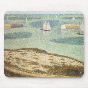 Eingang zum Hafen von Georges Seurat, Vintage Art Mousepad