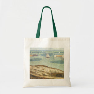 Eingang zum Hafen von Georges Seurat, Vintage Kuns Tragetasche