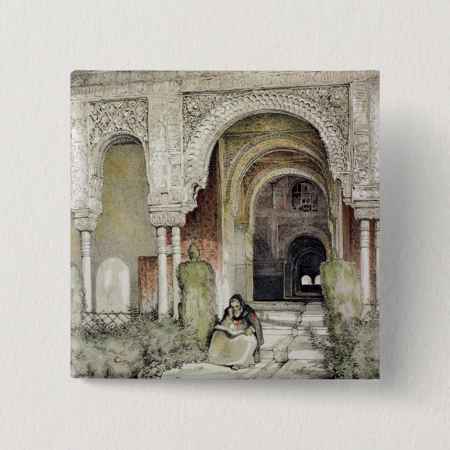 Eingang zum Hall der zwei Schwestern (Sala de l Button (Vorderseite)