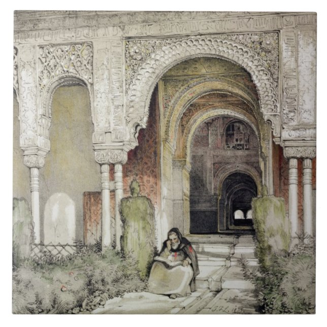 Eingang zum Hall der zwei Schwestern (Sala de l Fliese (Vorderseite)