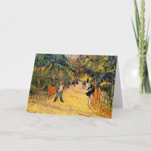 Eingang zum öffentlichen Park von Vincent van Gogh Karte