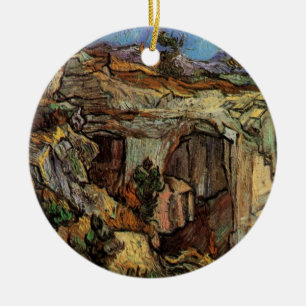 Eingang zum Steinbruch, Saint-Remy von Vincent van Keramik Ornament