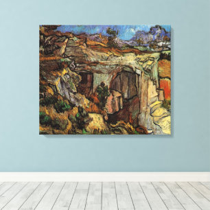 Eingang zum Steinbruch, Saint-Remy von Vincent van Leinwanddruck