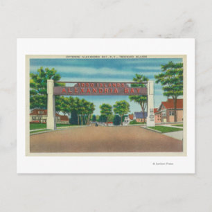 Eingang zur Bucht von Alexandria Postkarte