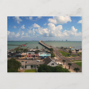 Eingang zur Insel South Padre Postkarte