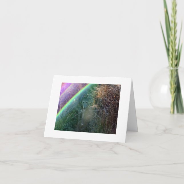 Eingang zur Regenbogen-Brücke Karte (Vorderseite)