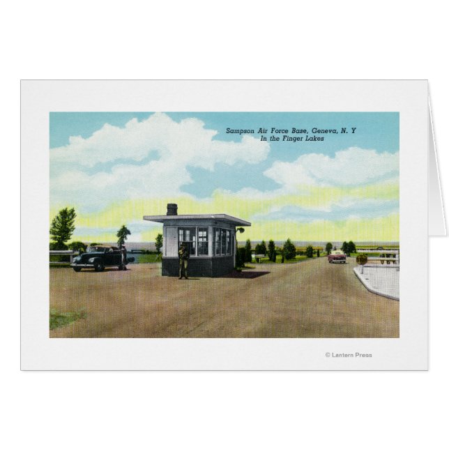 Eingang zur Sampson Air Force Base View (Vorderseite (Horizontal))
