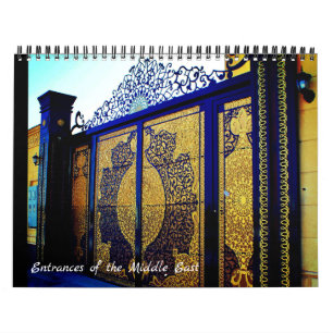 Eingänge des Mittlere Ostens Kalender