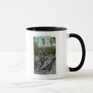 Eingangs-Ansicht von einer alten Glazial- Schlucht Tasse
