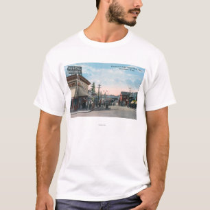 Eingangs-Ansicht zum US-Marine-Schiffs-Yard T-Shirt
