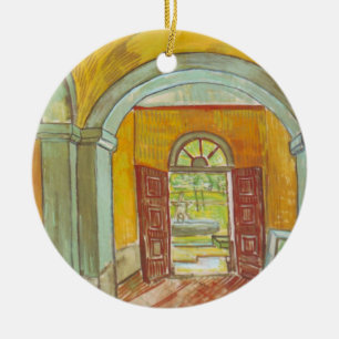 Eingangshalle des Saint Paul Hospital von Van Gogh Keramik Ornament