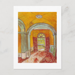 Eingangshalle des Saint-Paul Hospital von Van Gogh Postkarte