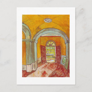 Eingangshalle des Saint-Paul Hospital von Van Gogh Postkarte