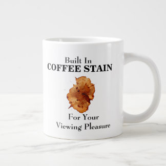 EINGEBAUTER KAFFEESCHMUTZ Jumbo-Tasse