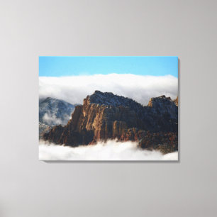 Eingebettet in die Wolkenkratzer Kunstdruckerei au Leinwanddruck