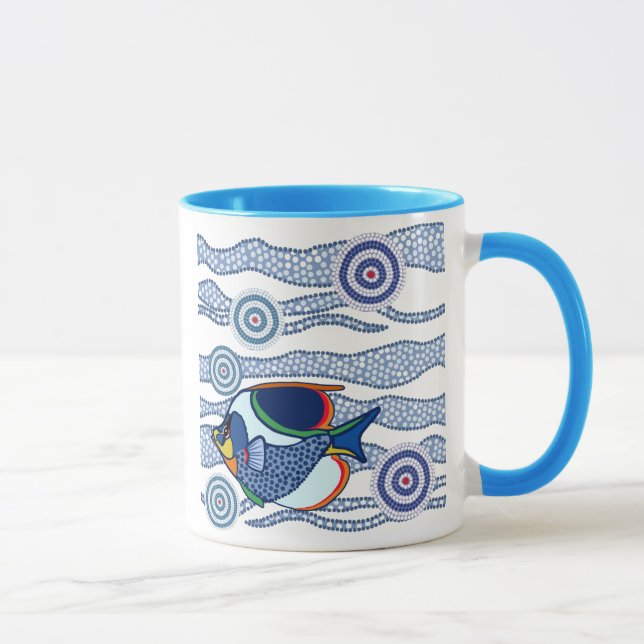 Eingeborene Fisch-Tasse Tasse (Rechts)